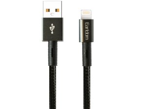 کابل شارژ سریع یو اس بی به لایتنینگ 2.4 آمپر یک متری ارلدام Earldom EC-127i Cable Lightning 2.4A 1.0m