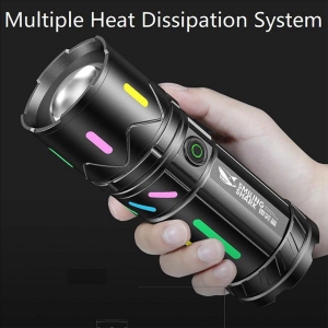 چراغ قوه شارژی و پاور بانک اسمایلینگ شارک SD-8102A