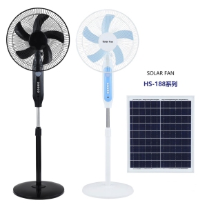 پنکه خورشیدی ایستاده قابل شارژ 25 وات HS-188