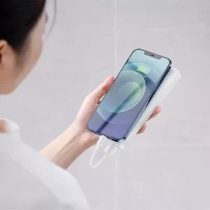 پاوربانک 10000 بیسوس مدل PPDML-I01 فست شارژ 15 وات
