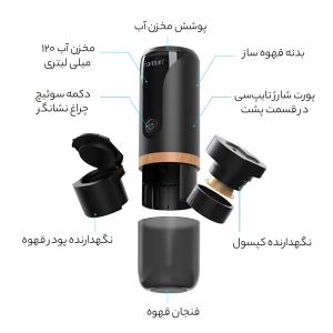 دستگاه قهوه ساز ارلدام ET-KF01