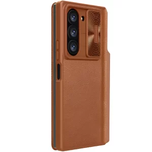 قاب محافظ گوشی سامسونگ گلکسی زد فولد 6 نیلکین Qin Pro Leather