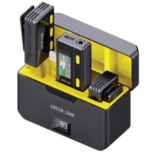 میکروفون یقه ای بی سیم  با کنترل از راه دور گرین GNWMICRTCBK