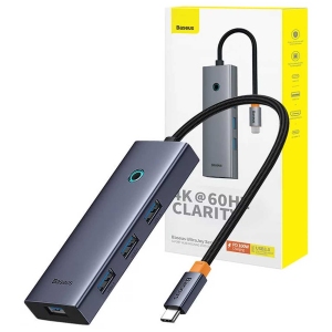 هاب تایپ سی 6 پورت بیسوس مدل BS-OH118