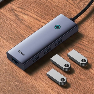 هاب تایپ سی 6 پورت بیسوس مدل BS-OH118