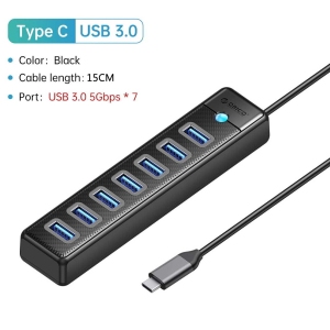 هاب تایپ سی 7 پورت یو اس بی 3.0 اوریکو PW7U-C3-05