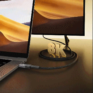 کابل تاندربولت سوپر فست شارژ تایپ سی به تایپ سی 240 وات 2 متری پاورولوژی PCAB009-GY