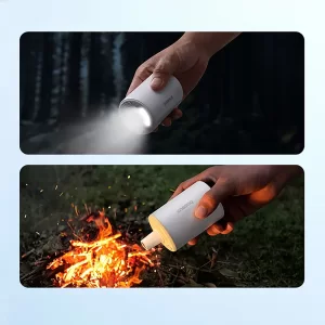 مینی پمپ هوا و چراغ کمپینگ شارژی قابل حمل بیسوس C11157700221-01