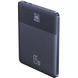 پاوربانک 12000 هوشمند باریک  تایپ‌سی 65 وات بیسوس P10063801323-00