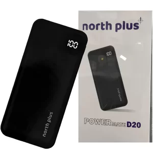 پاور بانک تایپ سی و یو اس بی 22.5 وات 20000 نورث پلاس PowerMateD20