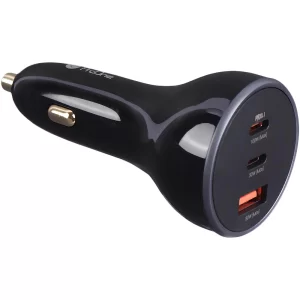 شارژر فندکی فست شارژ ماشین تایپ سی و یو اس بی 160 وات پرووان PCG29