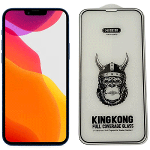 گلس شیشه ای تمام چسب آیفون 13 مینی موکوسون KINGKONG