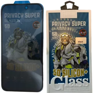 گلس پرایوسی ایربگ دار آیفون 13 پرو مکس 5 بعدی موکوسون Privacy Super