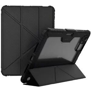 کاور کلاسوری نیمه شفاف آیپد پرو 13 2024 بامپردار نیلکین Bumper Leather Case Pro