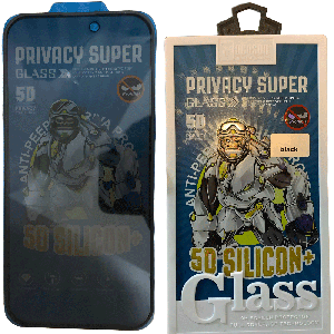 گلس پرایوسی ایربگ دار آیفون 15 پرو مکس 5 بعدی موکوسون Privacy Super
