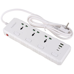 چندراهی برق 3 سوکت و 2 یو‌اس‌بی و 2 تایپ سی 3000 وات ارلدام SC10