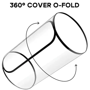 گلس شیشه‌ای آنتی استاتیک آیفون 16 پرومکس هیبینگو O-FOLD