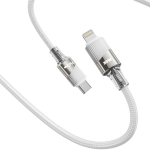 کابل شارژ سریع تایپ سی به لایتنینگ 30 وات یک متری پرووان PCC132