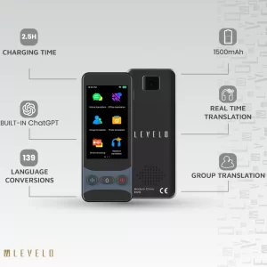 مترجم صوتی همراه آفلاین و آنلاین لِوِلو FluentLink