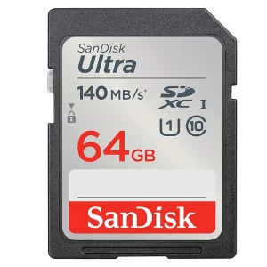 کارت حافظه 64 گیگابایت SD با سرعت 140 مگابایت سندیسک Ultra