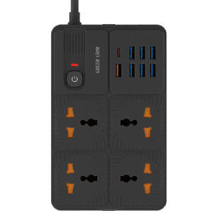 چند راهی برق 4 سوکت، 7 یو اس بی و 1 تایپ سی 3250 وات گرین لاین GNPS7UPDUKBK