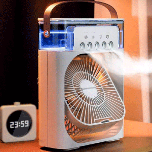 مینی پنکه رومیزی مه پاش  Air Cooler Fan ZL898