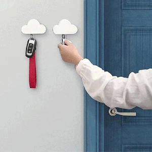 جاکلیدی فانتزی طرح ابر KEY HOLDER