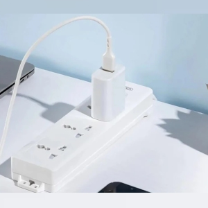چند راهی برق 3 سوکت جانبی و کابل 2 متری ایکس او WL17