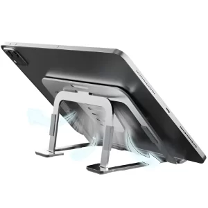 استند و پایه تبلت رومیزی تاشو قابل تنظیم فلزی P63
