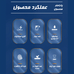 خرید گلس شفاف آنتی استاتیک سامسونگ گلکسی ای 35