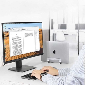 استند عمودی و نظم‌دهنده آلومینیومی لپ‌تاپ و تبلت یوگرین LP258