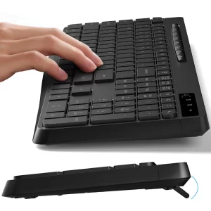 ست موس و کیبورد بی‌سیم بی‌صدا ویوو KM-01