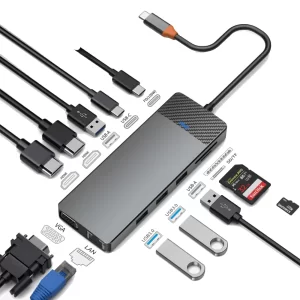 هاب تایپ‌سی 12 پورت ویوو 12in1 Pro
