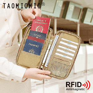 کیف پاسپورت و کیف دستی زنانه تائومیک میک مدل Y9186 با فناوری RFID