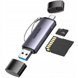 کارت خوان USB به Type-C با قابلیت OTG یوگرین CM185 50706