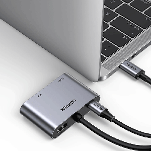 مبدل تایپ سی به اچ‌دی‌ام‌آی و وی‌جی‌ای یوگرین CM162 50505