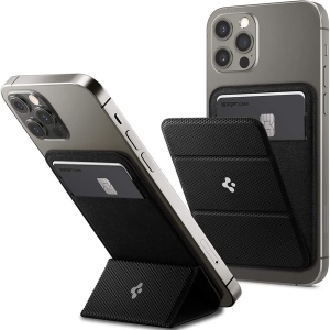 جا کارتی مغناطیسی و هولدر موبایل اسپیگن Spigen Magnetic Card Wallet Smart Fold