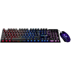 ست کیبورد و موس سیمی گیمینگ با نور RGB نورث پلاس MK300