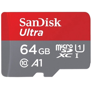 کارت حافظه 64 گیگابایت microSD با سرعت 140 مگابایت سن‌دیسک Ultra