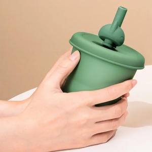 لیوان سیلیکونی فانتزی جوردن و جودی طرح بچه گربه KT054