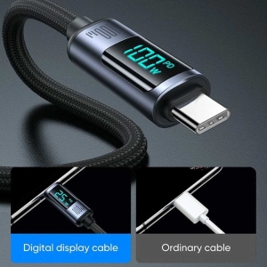 کابل تایپ‌سی به تایپ‌سی سوپر فست شارژ 100 وات 5 آمپر جویروم S-CC100A16