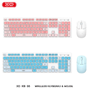 کیبورد و ماوس بی سیم ایکس او مدل KB-05