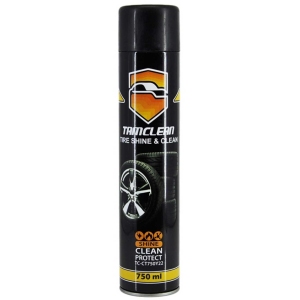 اسپری براق‌کننده لاستیک و پولیش تایر ماشین تام کلین 750 میلی‌لیتر TC-CT750Y22