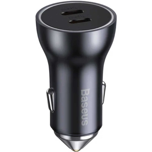 شارژر فندکی فست شارژ ماشین تایپ‌سی 60 وات بیسوس CGJM000213
