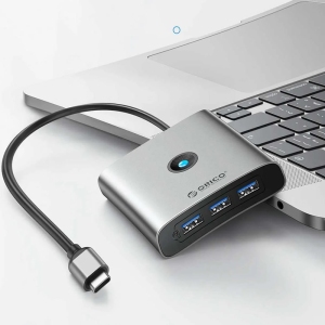 هاب تایپ‌سی 8 پورت اوریکو FAX3-8PM-GY-EP