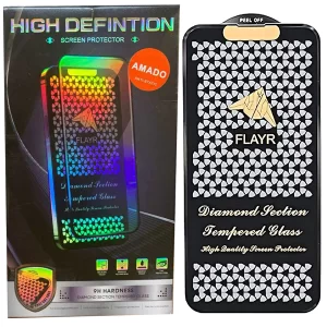 گلس تمام صفحه آیفون 11 پرومکس و آیفون ایکس‌اس‌مکس آمادو HIGH DEFINTION