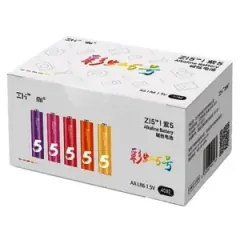 پک ۴۰ عددی باتری قلمی رنگی شیائومی ZMI BATTERY ZI5‎
