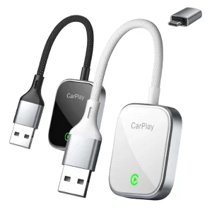 دانگل وایرلس اپل CarPlay و Android Auto یواس‌بی ارلدام CP03 با دانگل تایپ‌سی