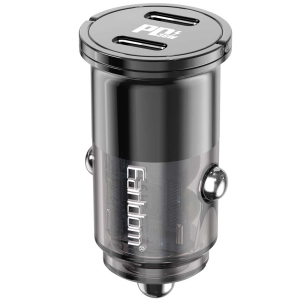 شارژر فندکی فست شارژ ماشین تایپ سی 36 وات ارلدام CC45