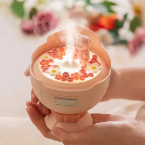 دستگاه بخور سرد و خوشبوکننده شارژی J228 با چراغ خواب ملایم